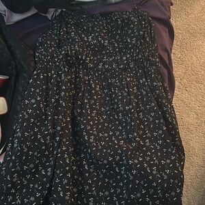 Free people black floral dress